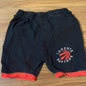 Free Add on! Toronto Raptors Kids Black Pj Shorts. 2T